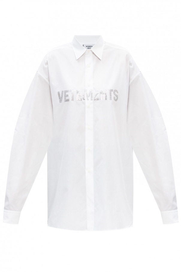 VETEMENTS Oversize shirt with logo